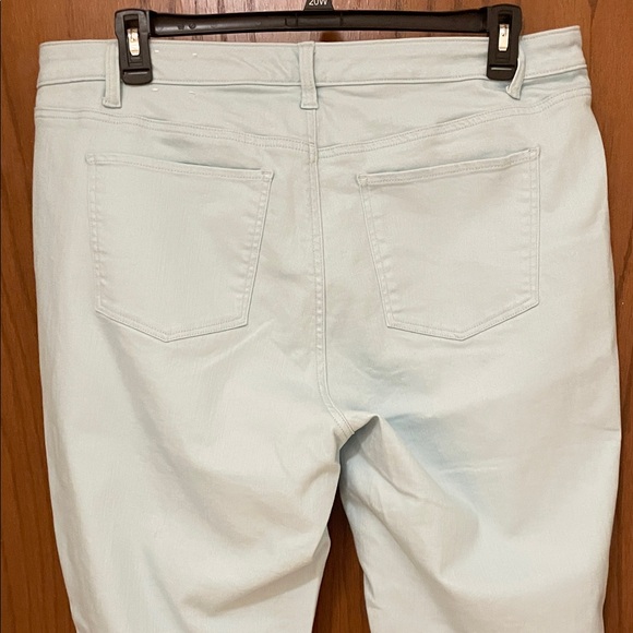 Talbots UEC Sz 18X Slim Ankle Light Blue Jeans - Picture 7 of 8